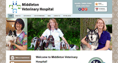 Desktop Screenshot of middletonveterinaryhosp.com